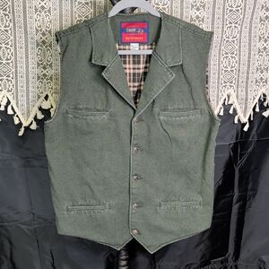 Wrangler Men's Canvas Vest XL TwentyX 20X Western Work Wear